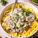 Creamy Mushroom Chicken Bake - Olivia Adriance