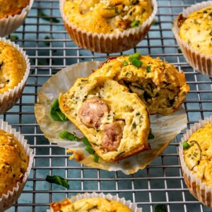 Savory Sausage Breakfast Muffins - Olivia Adriance