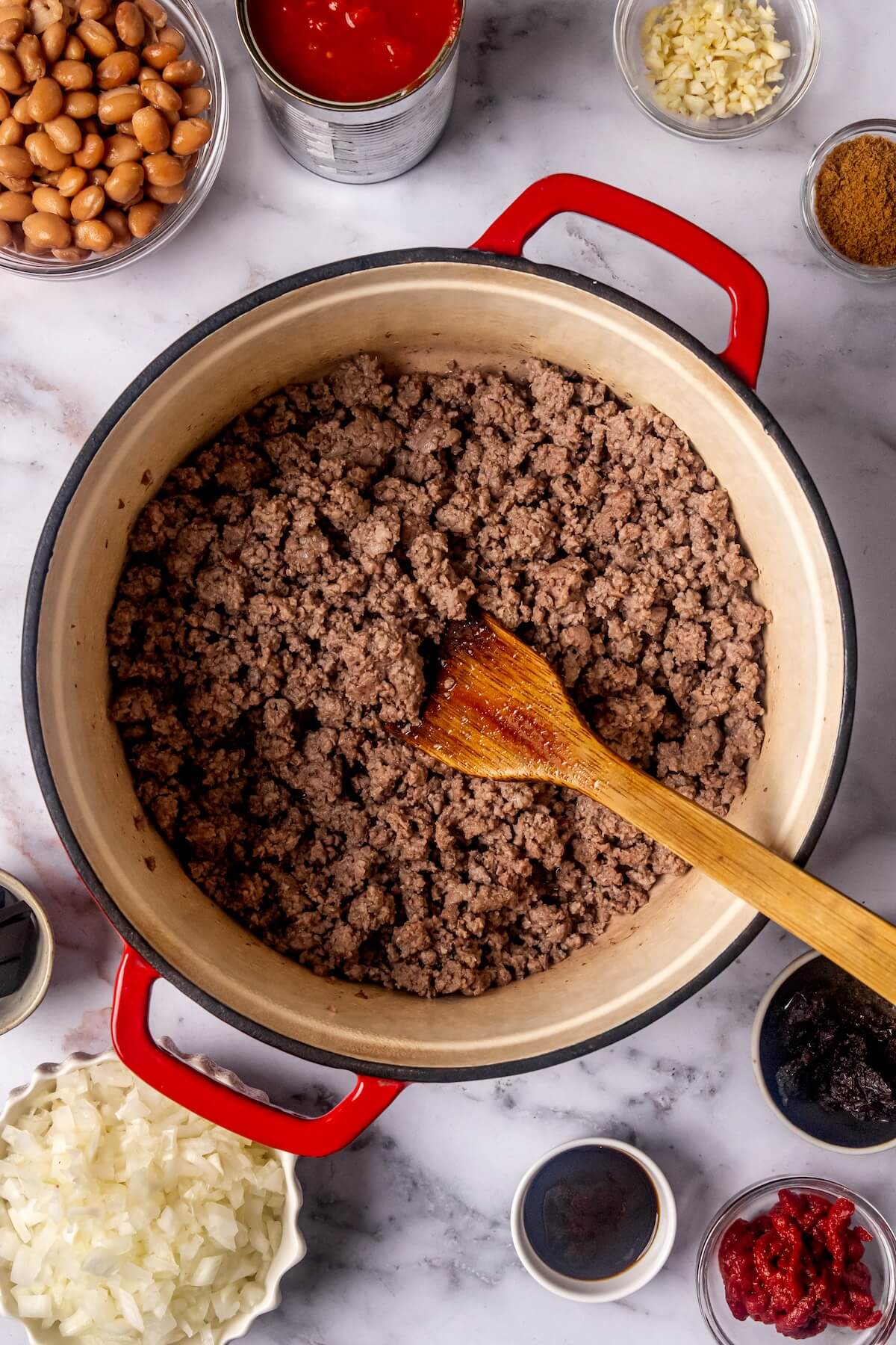 How to Make Chili with Chocolate Step 1 - Olivia Adriance