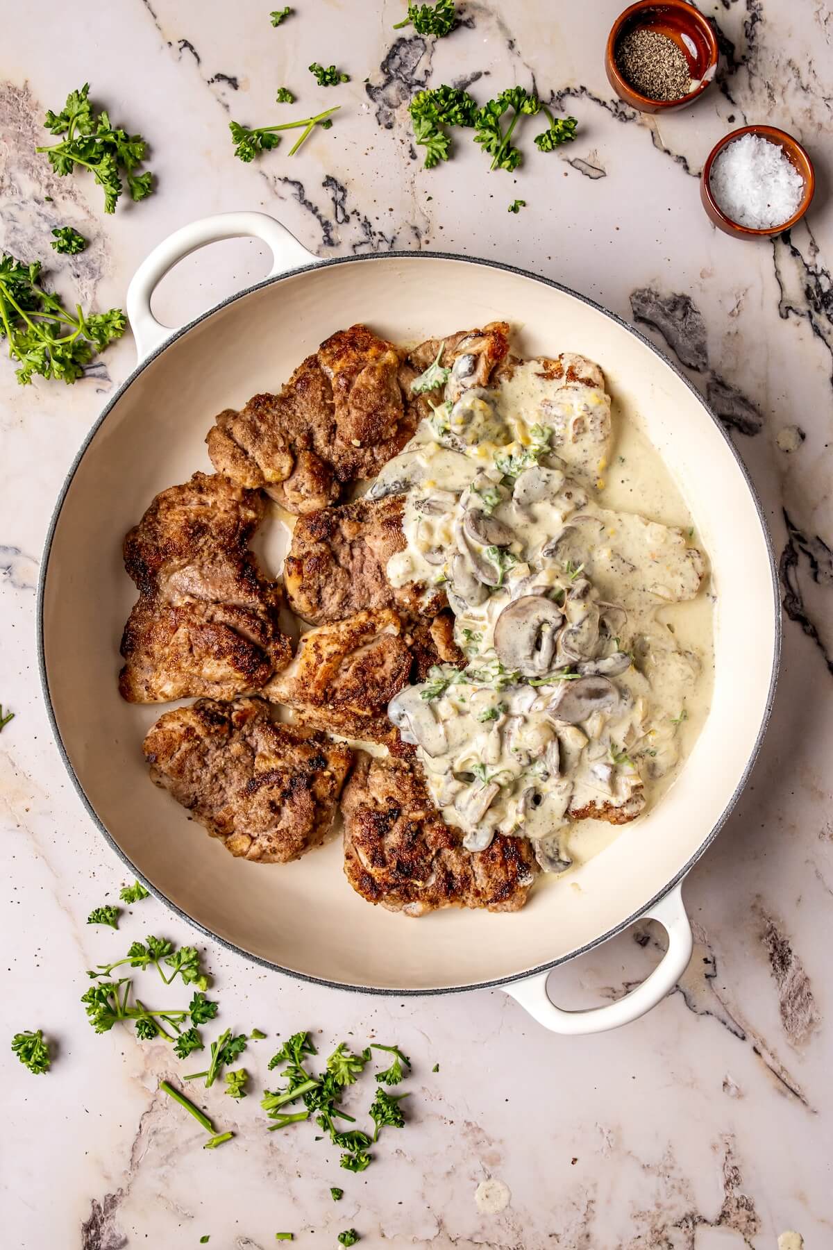 How to Make Creamy Mushroom Chicken Bake Step 5 - Olivia Adriance