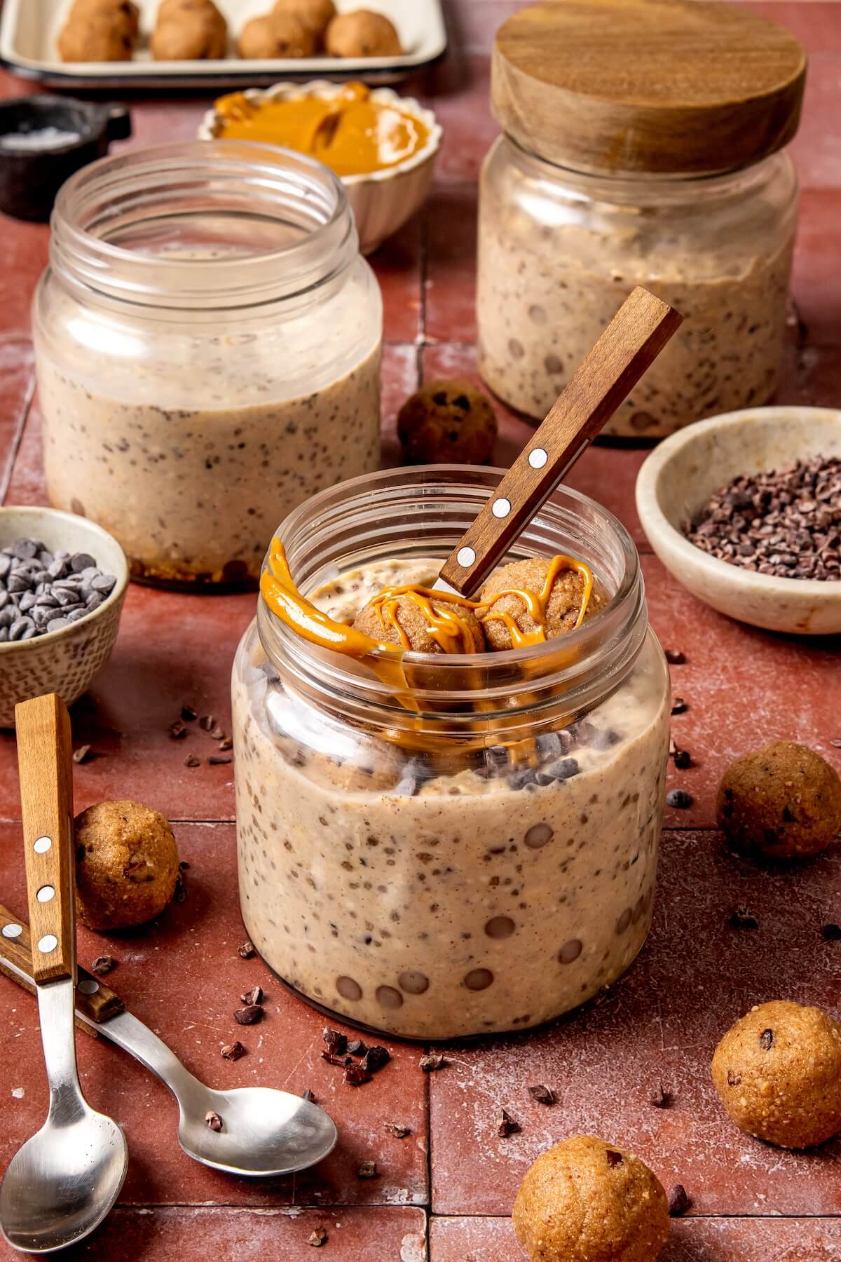 Cookie Dough Overnight Oats - Olivia Adriance