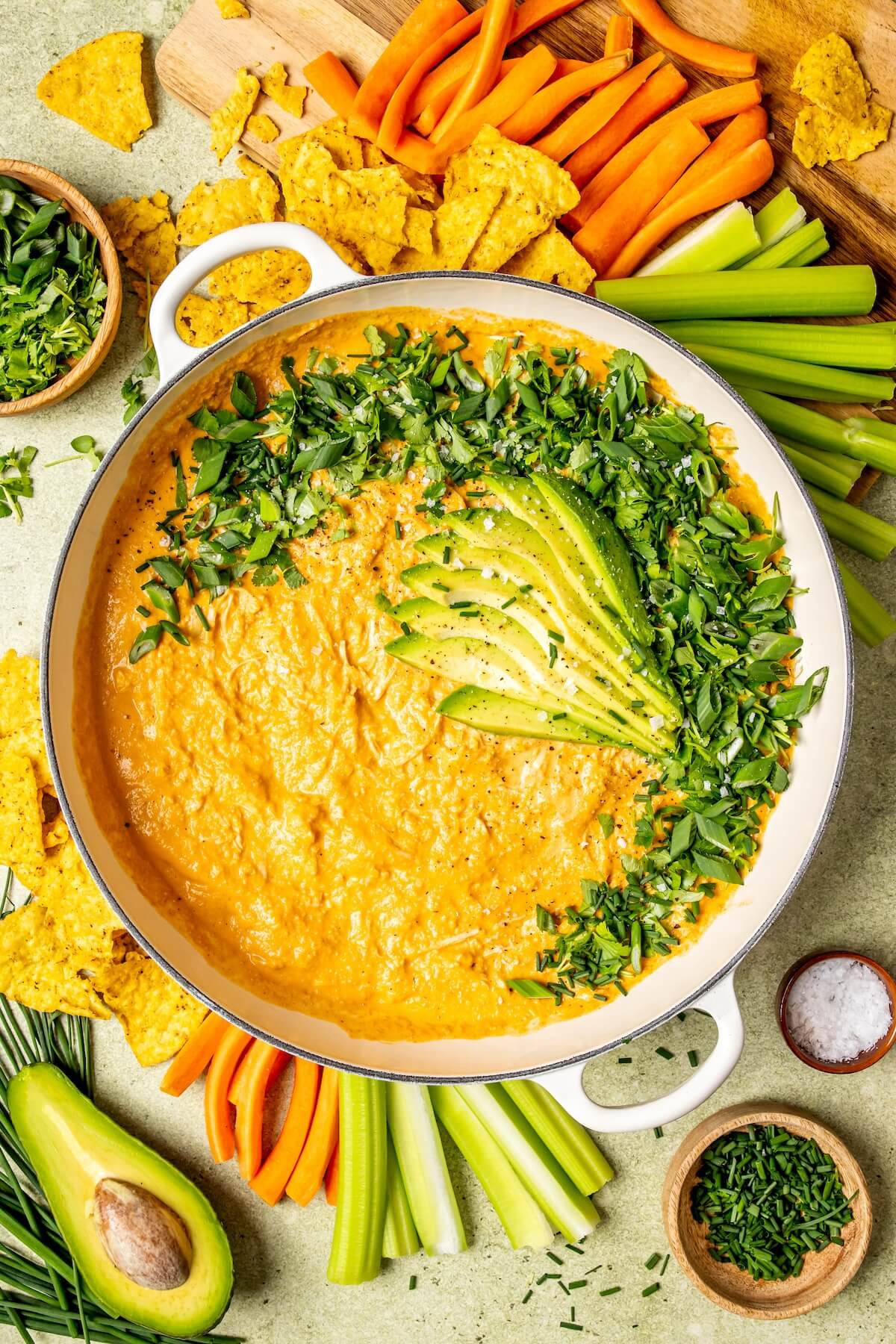 Dairy-Free Buffalo Chicken Dip - Olivia Adriance