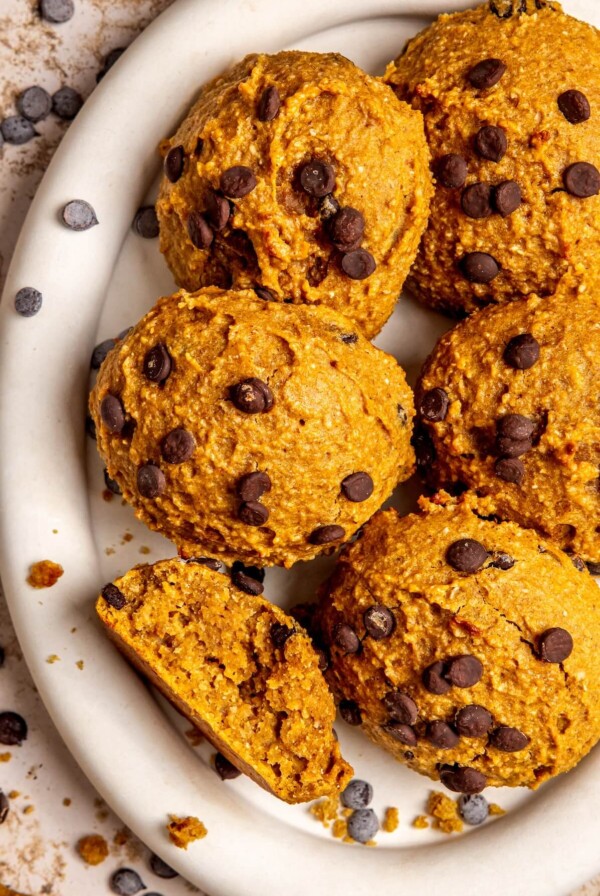 Muffin Top Pumpkin Protein Cookies - Olivia Adriance