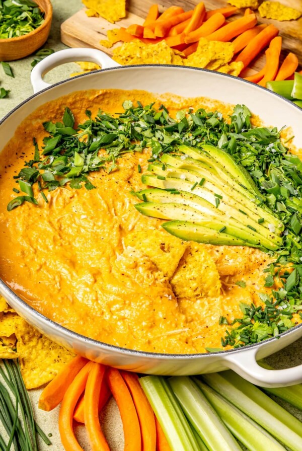 Dairy-Free Buffalo Chicken Dip - Olivia Adriance