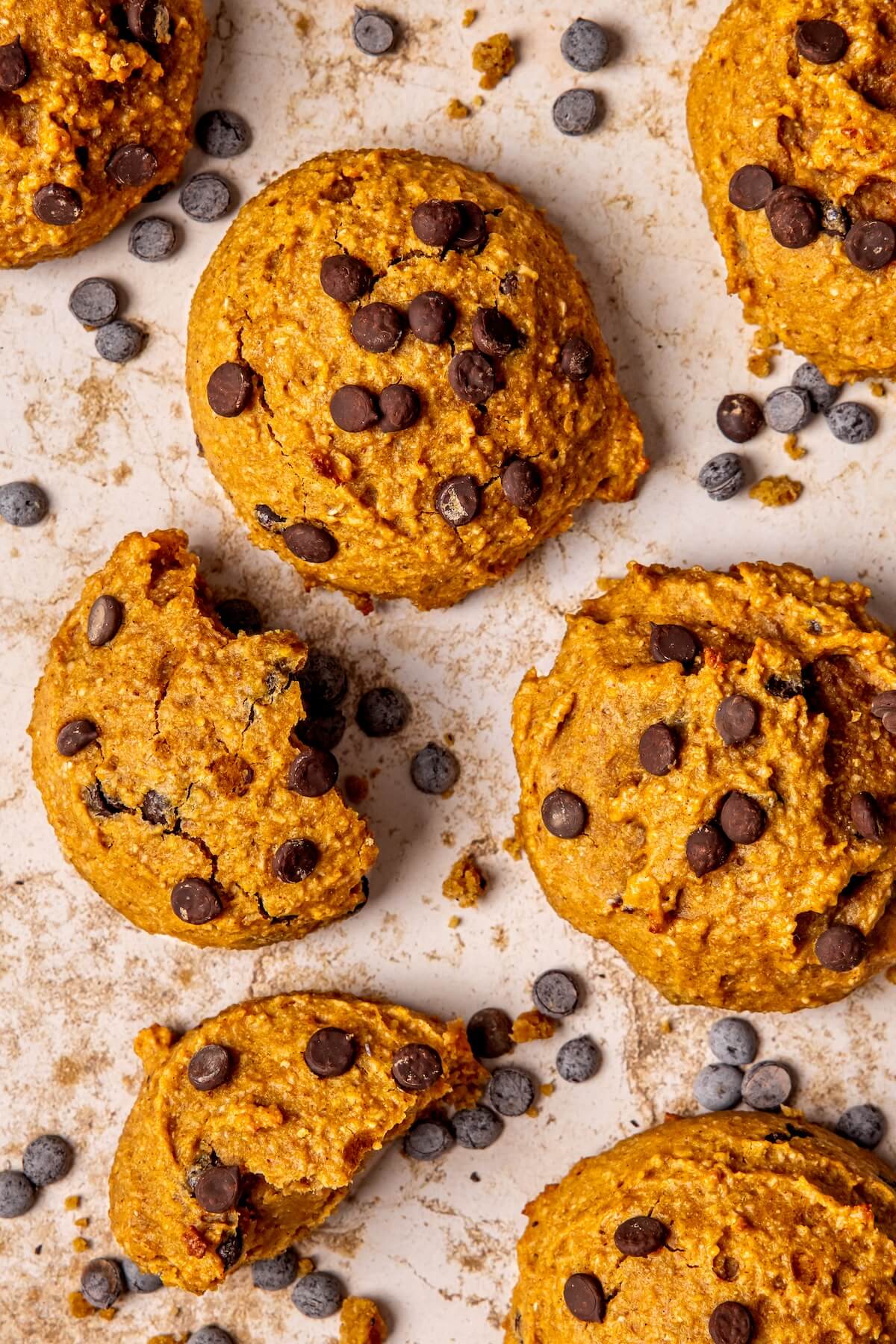 Muffin Top Pumpkin Protein Cookies - Olivia Adriance