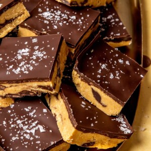 Chocolate Chip Cookie Dough Protein Bark - Olivia Adriance