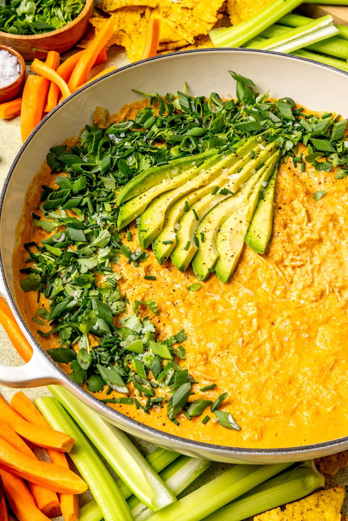Dairy-Free Buffalo Chicken Dip - Olivia Adriance