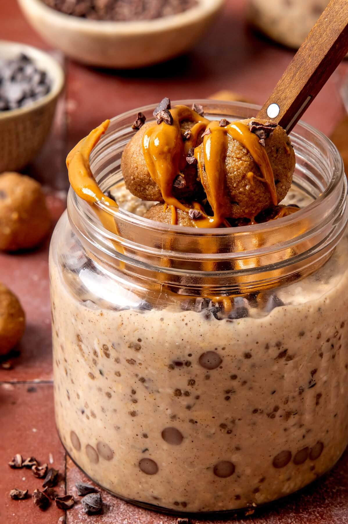 Cookie Dough Overnight Oats - Olivia Adriance