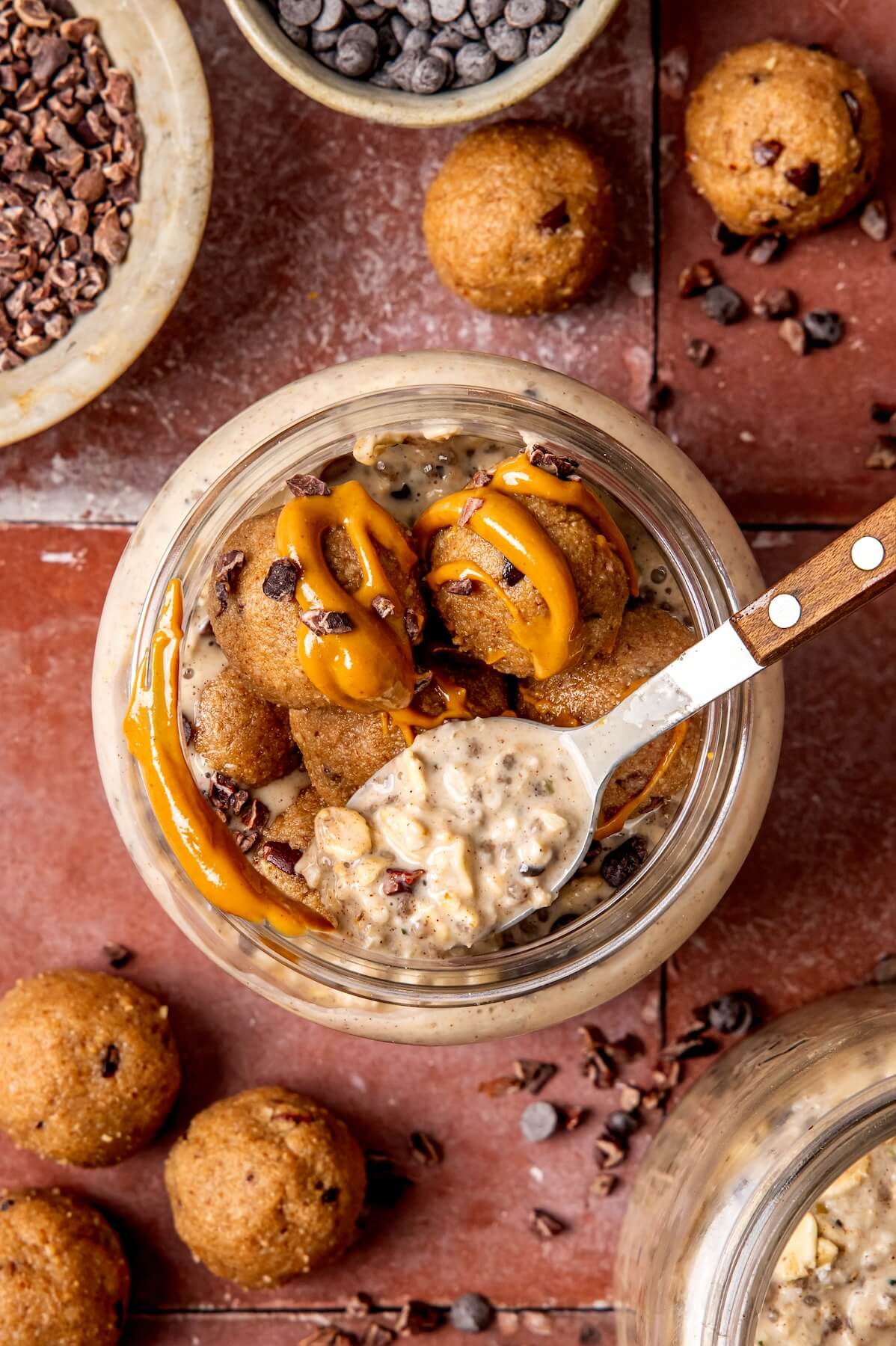 Cookie Dough Overnight Oats - Olivia Adriance