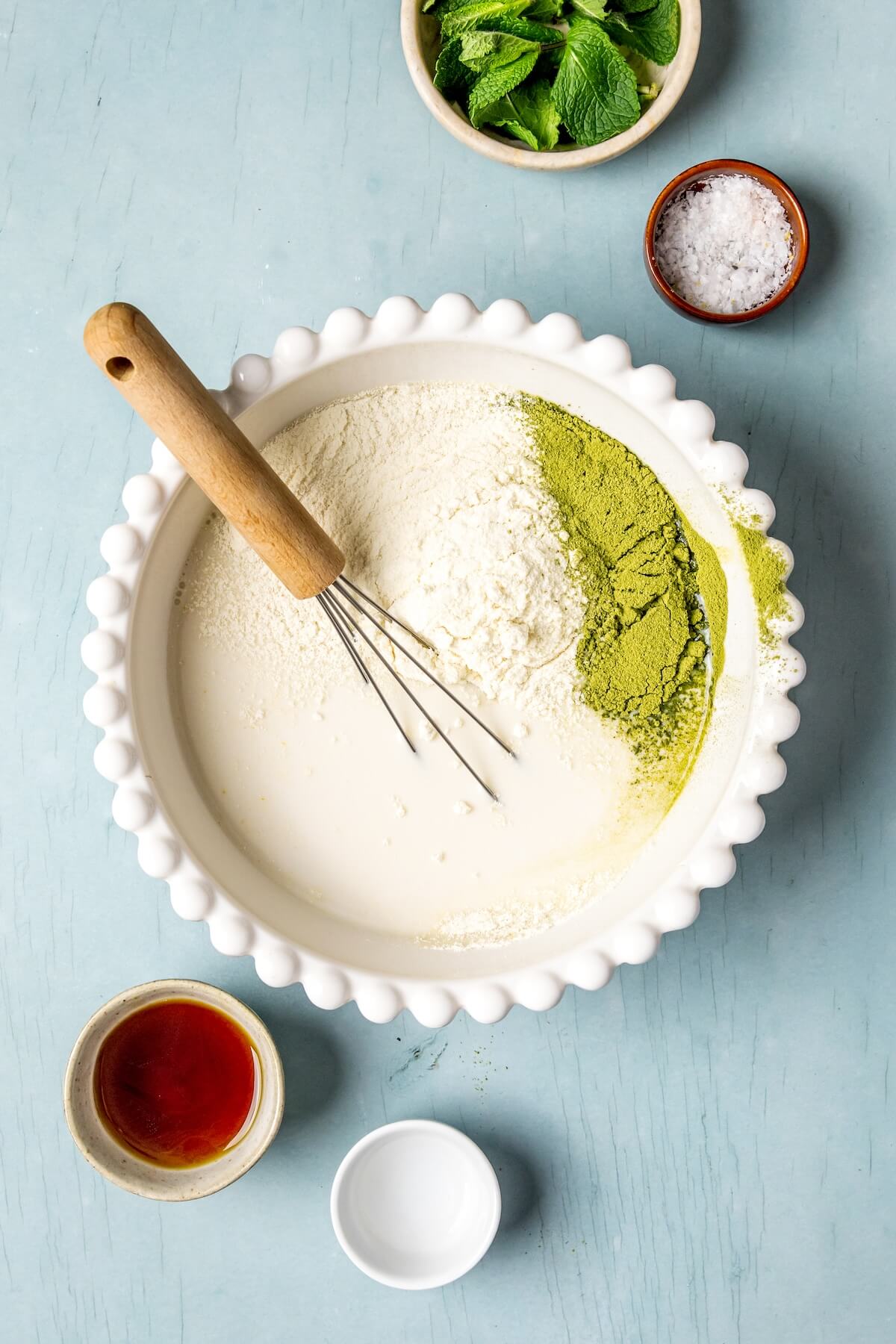 How to Make High Protein Mint Chip Chia Pudding Step 1 - Olivia Adriance