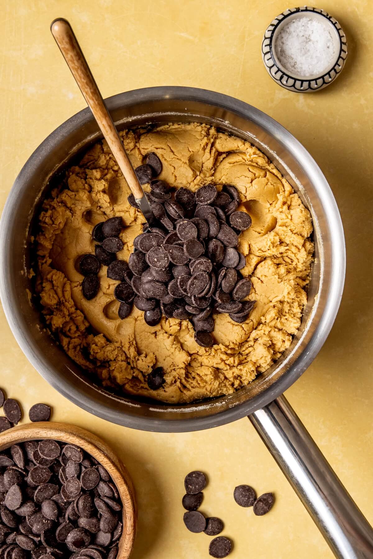 How to Make Chocolate Chip Cookie Dough Protein Bark Step 3 - Olivia Adriance