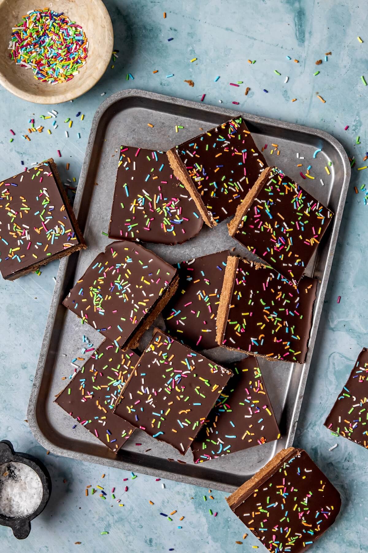 Protein Cosmic Brownie Cookie Dough Bark - Olivia Adriance