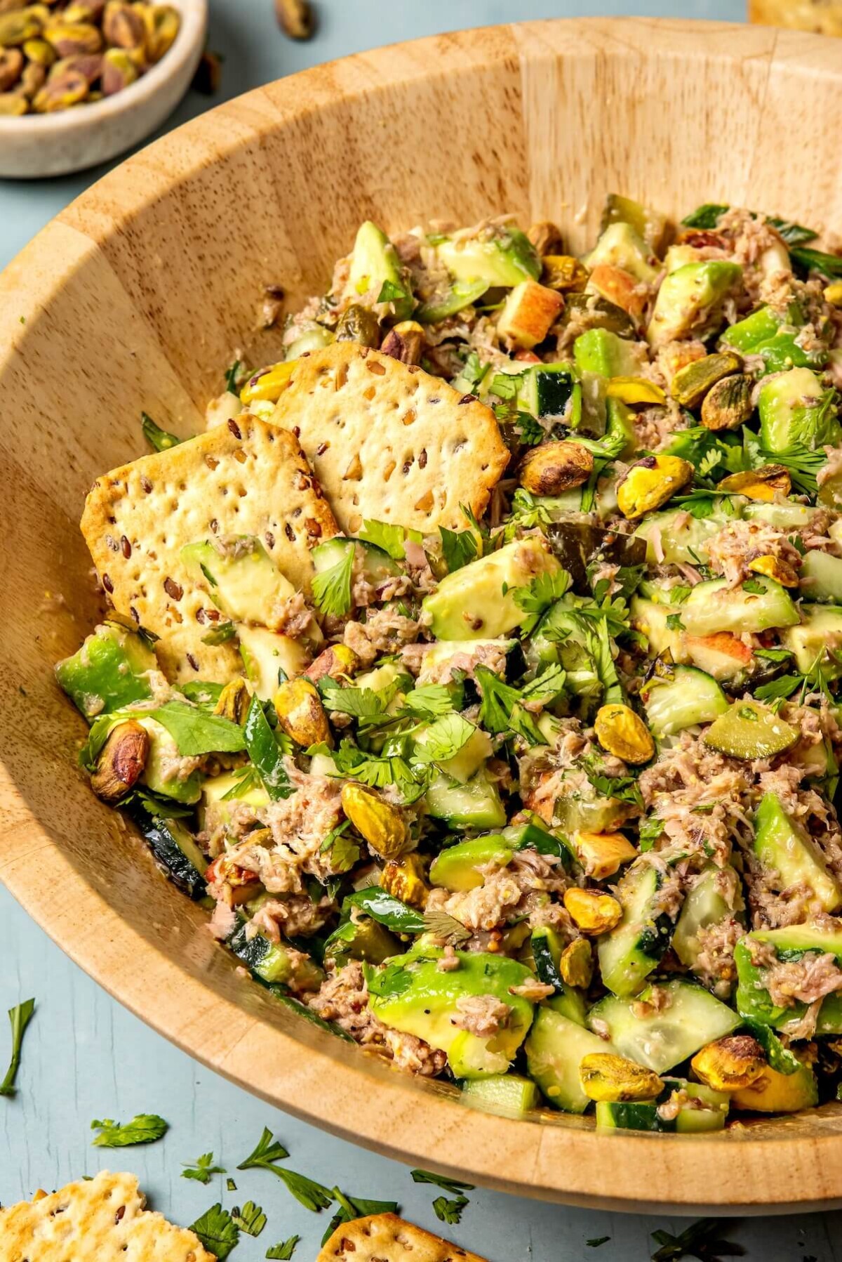 Cucumber Tuna Salad with Avocado - Olivia Adriance