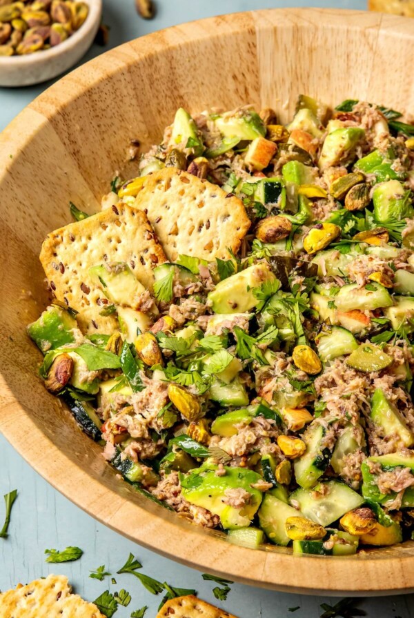 Cucumber Tuna Salad with Avocado - Olivia Adriance