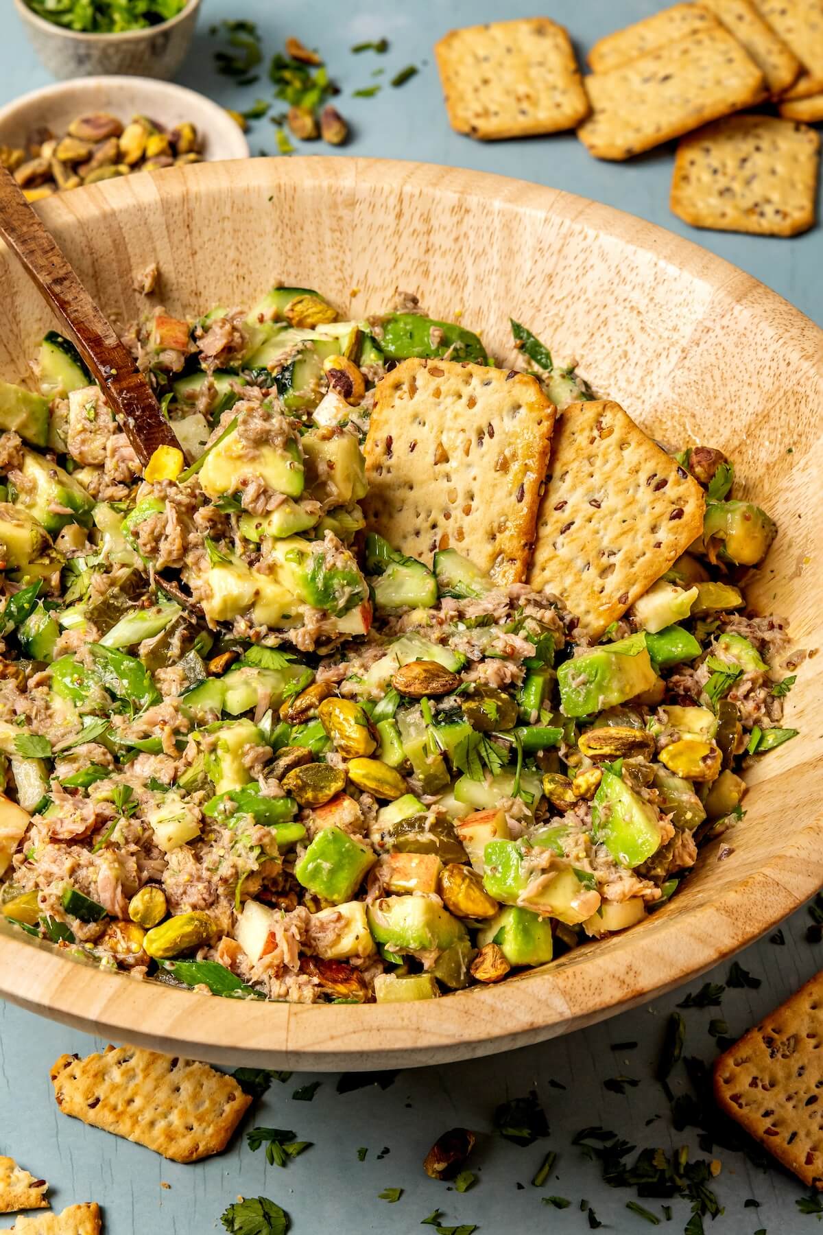 Cucumber Tuna Salad with Avocado - Olivia Adriance