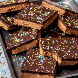 Protein Cosmic Brownie Cookie Dough Bark - Olivia Adriance