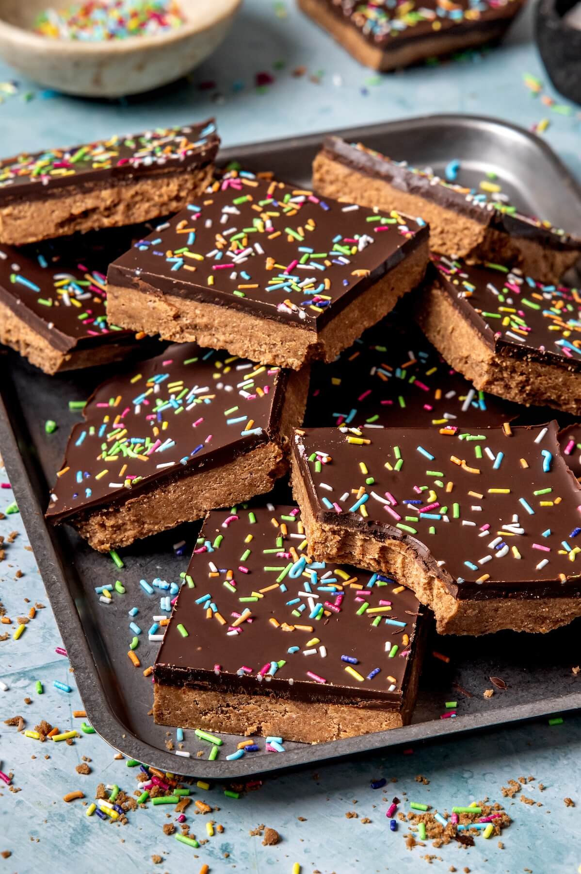 Protein Cosmic Brownie Cookie Dough Bark - Olivia Adriance