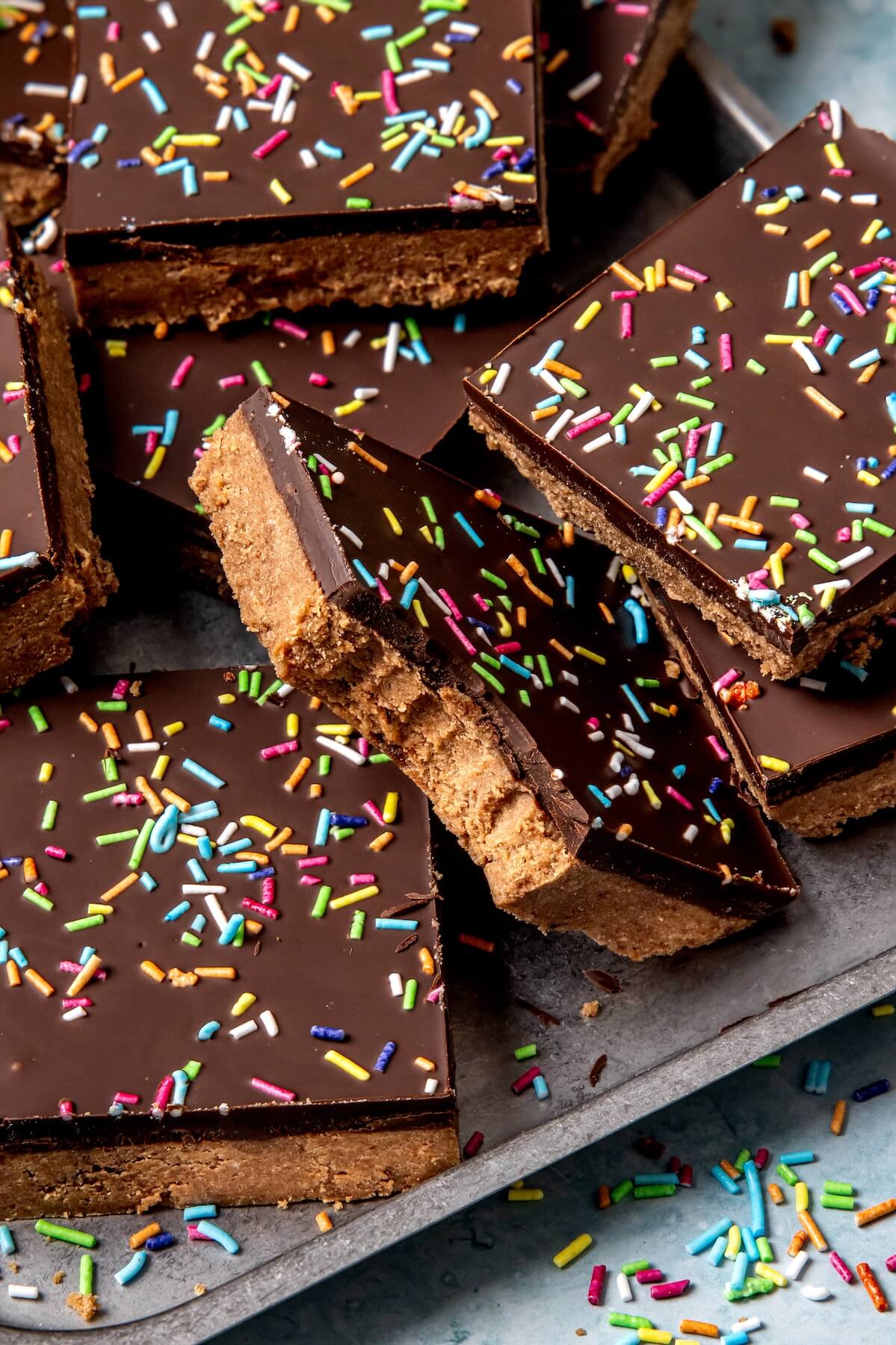Protein Cosmic Brownie Cookie Dough Bark - Olivia Adriance