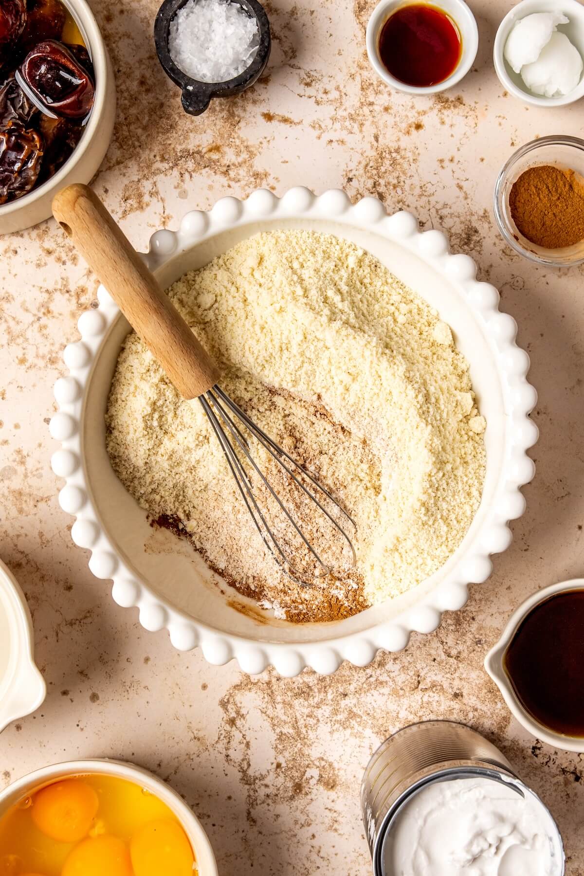 How to Make Healthier Cinnamon Roll Pancakes GF DF Step 1 - Olivia Adriance