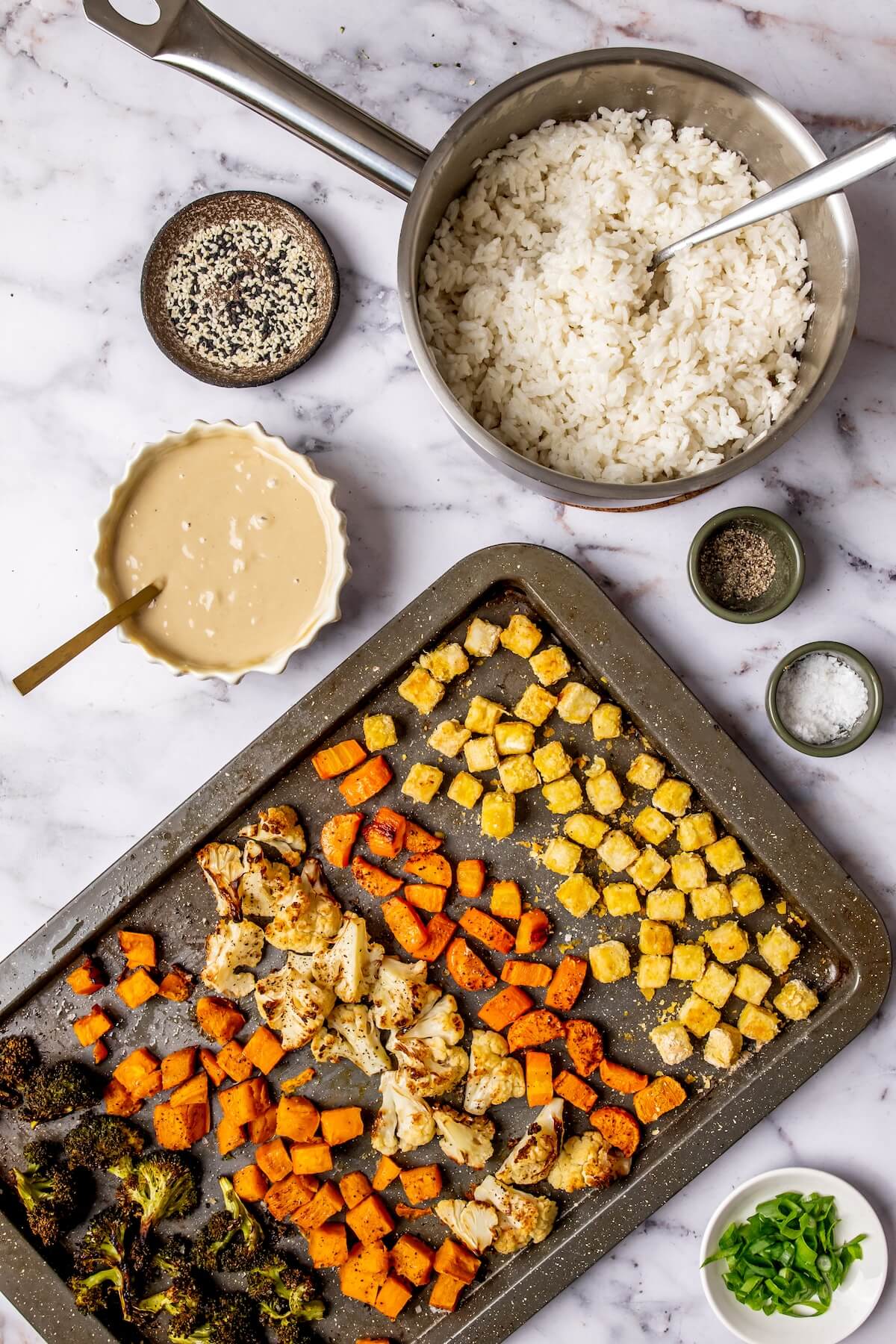How to Make Creamy Coconut Rice Bowls with Roasted Veggies Step 6 - Olivia Adriance