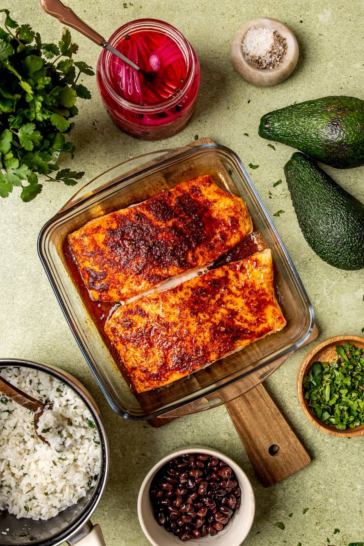 How to Make Sweet and Smoky Salmon Burrito Bowls Step 6 - Olivia Adriance