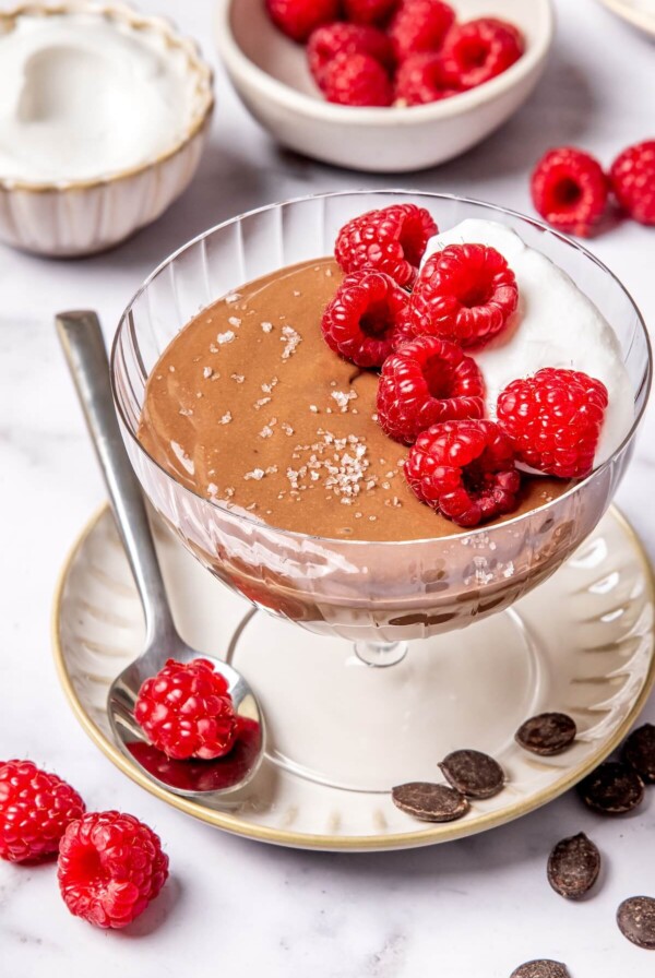 High Protein Chocolate Pudding - Olivia Adriance