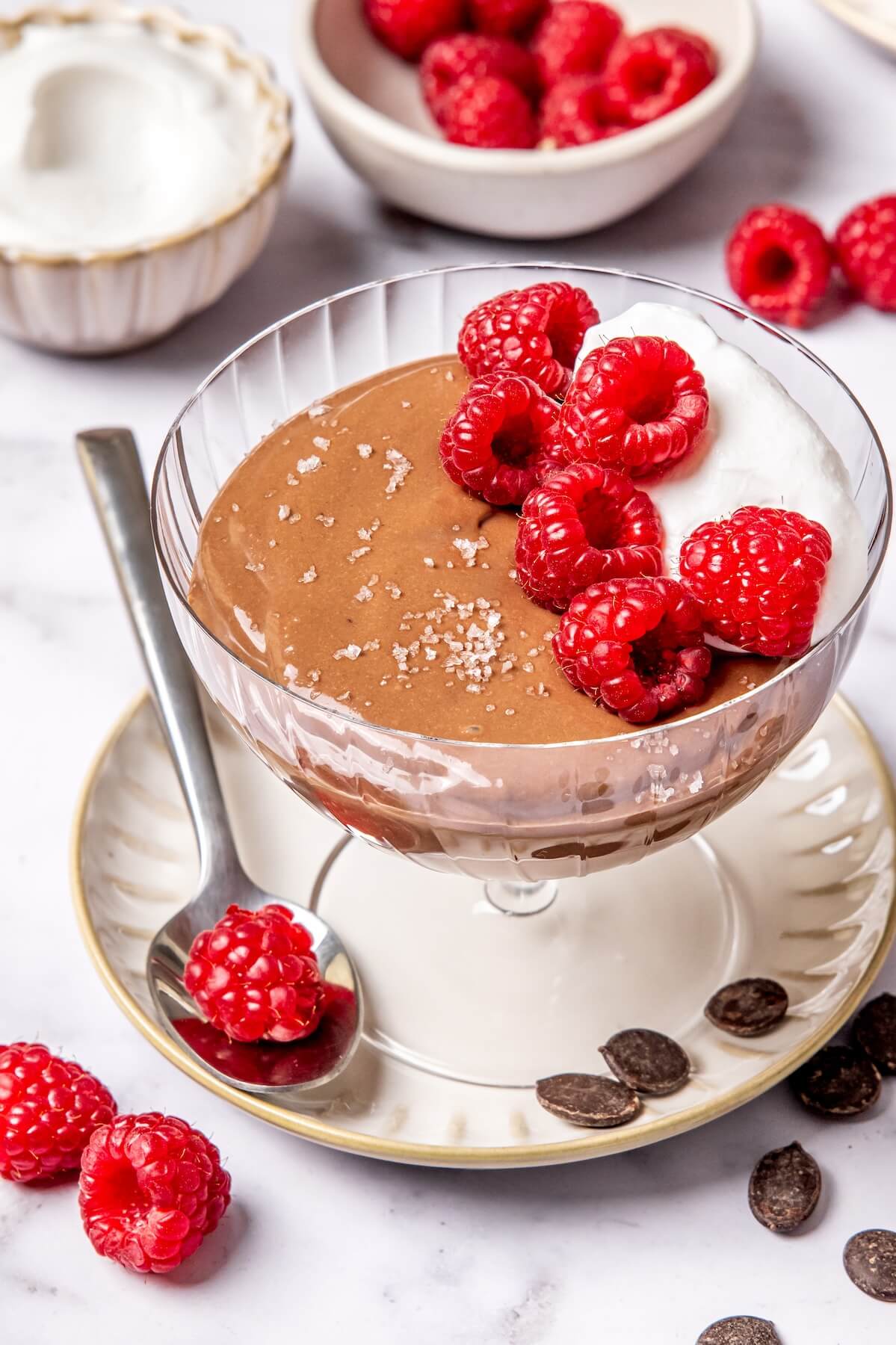 High Protein Chocolate Pudding - Olivia Adriance