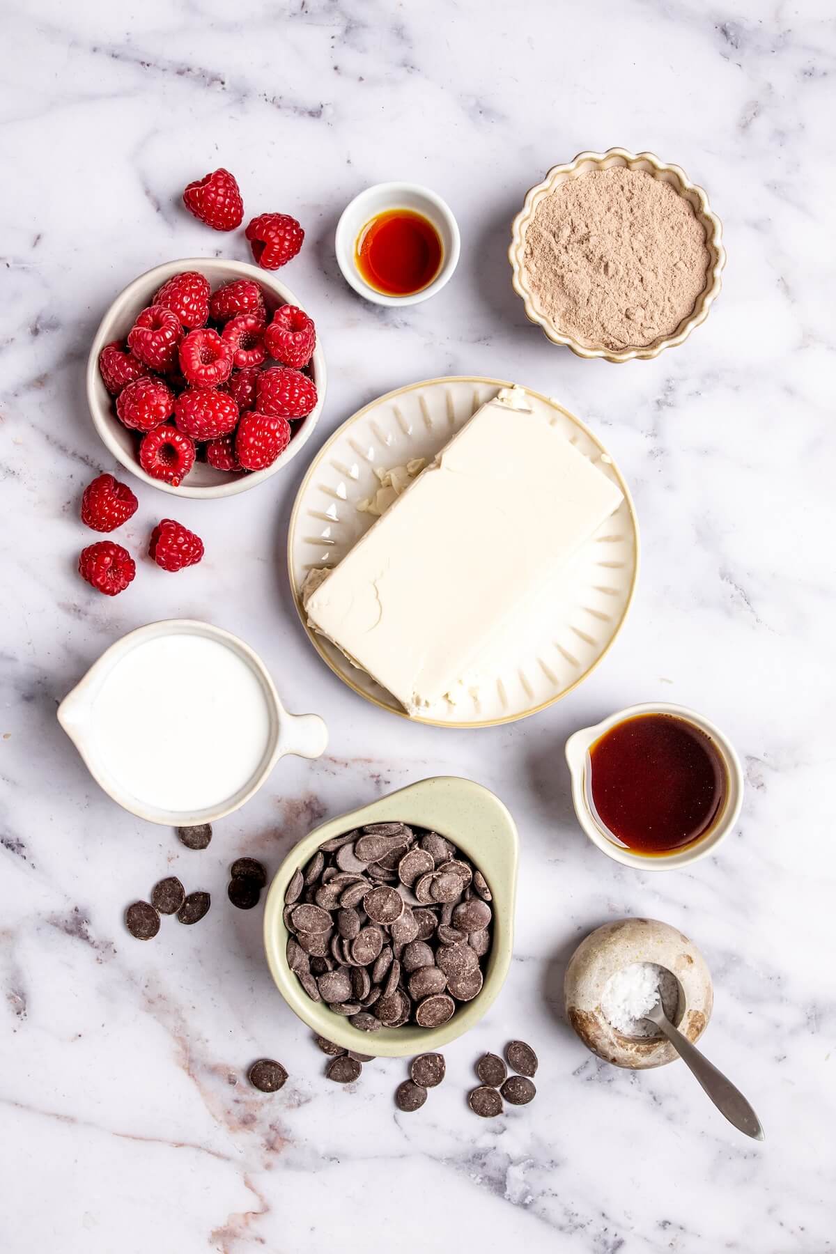 Ingredients for High Protein Chocolate Pudding - Olivia Adriance