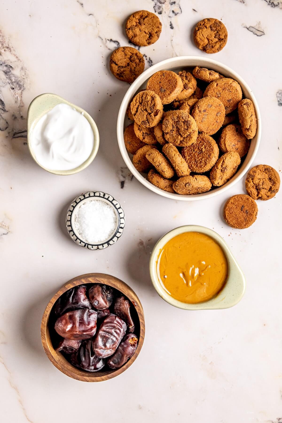 Ingredients for 4 Ingredient Peanut Butter Cookies - Olivia Adriance