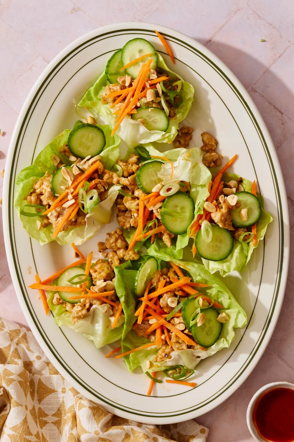 How to Make 20 Minute Peanut Chicken Lettuce Wraps Step 10 - Olivia Adriance