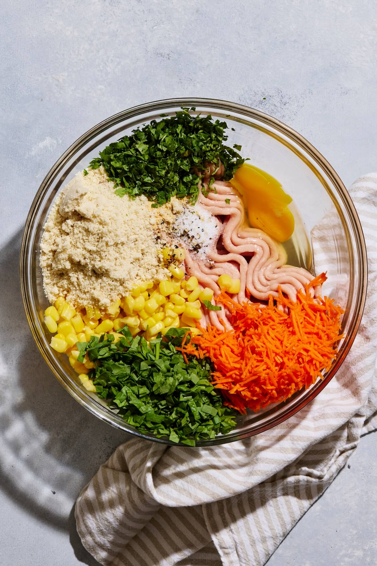 Ingredients for Baked Chicken and Veggie Meatballs Step 0 - Olivia Adriance