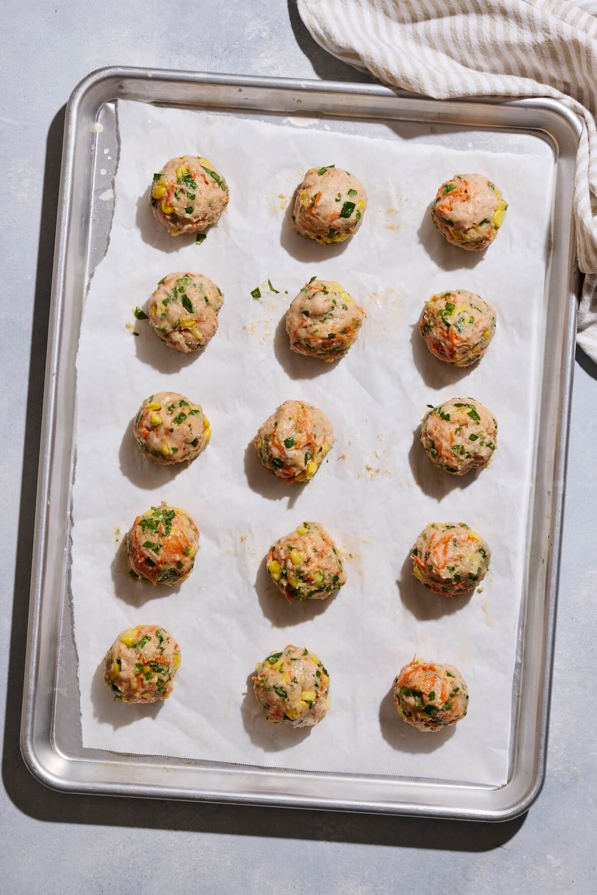 How to Make Baked Chicken and Veggie Meatballs Step 2 - Olivia Adriance