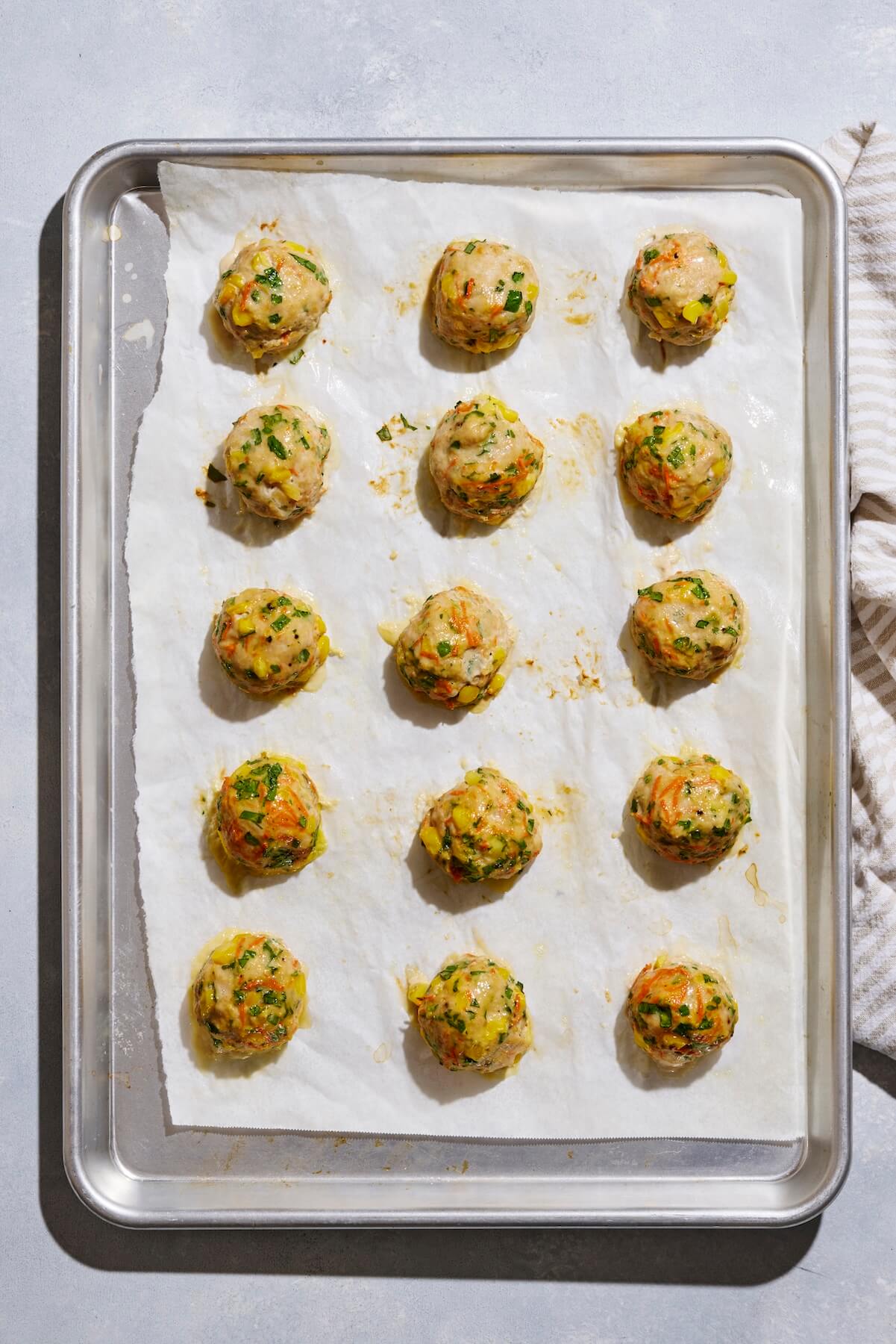 How to Make Baked Chicken and Veggie Meatballs Step 5 - Olivia Adriance