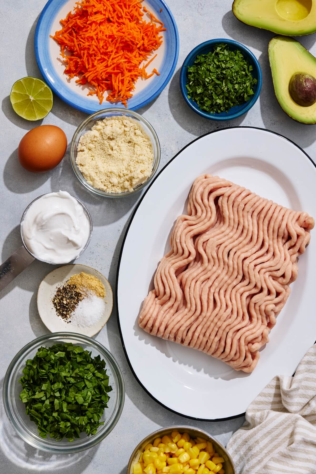 Ingredients for Baked Chicken and Veggie Meatballs Step 1 - Olivia Adriance