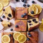 Glazed Blueberry Lemon Cake 2 - Olivia Adriance