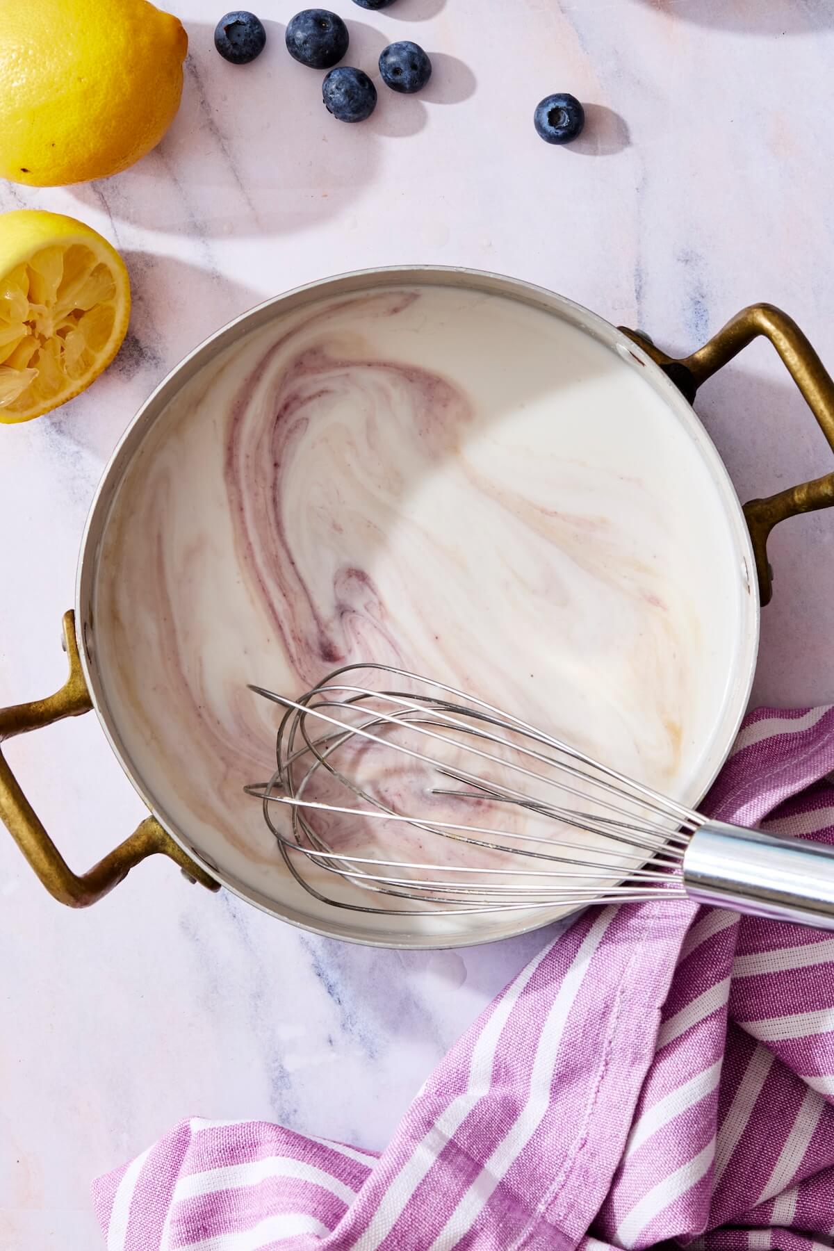 How to Make Glazed Blueberry Lemon Cake Step 5 - Olivia Adriance