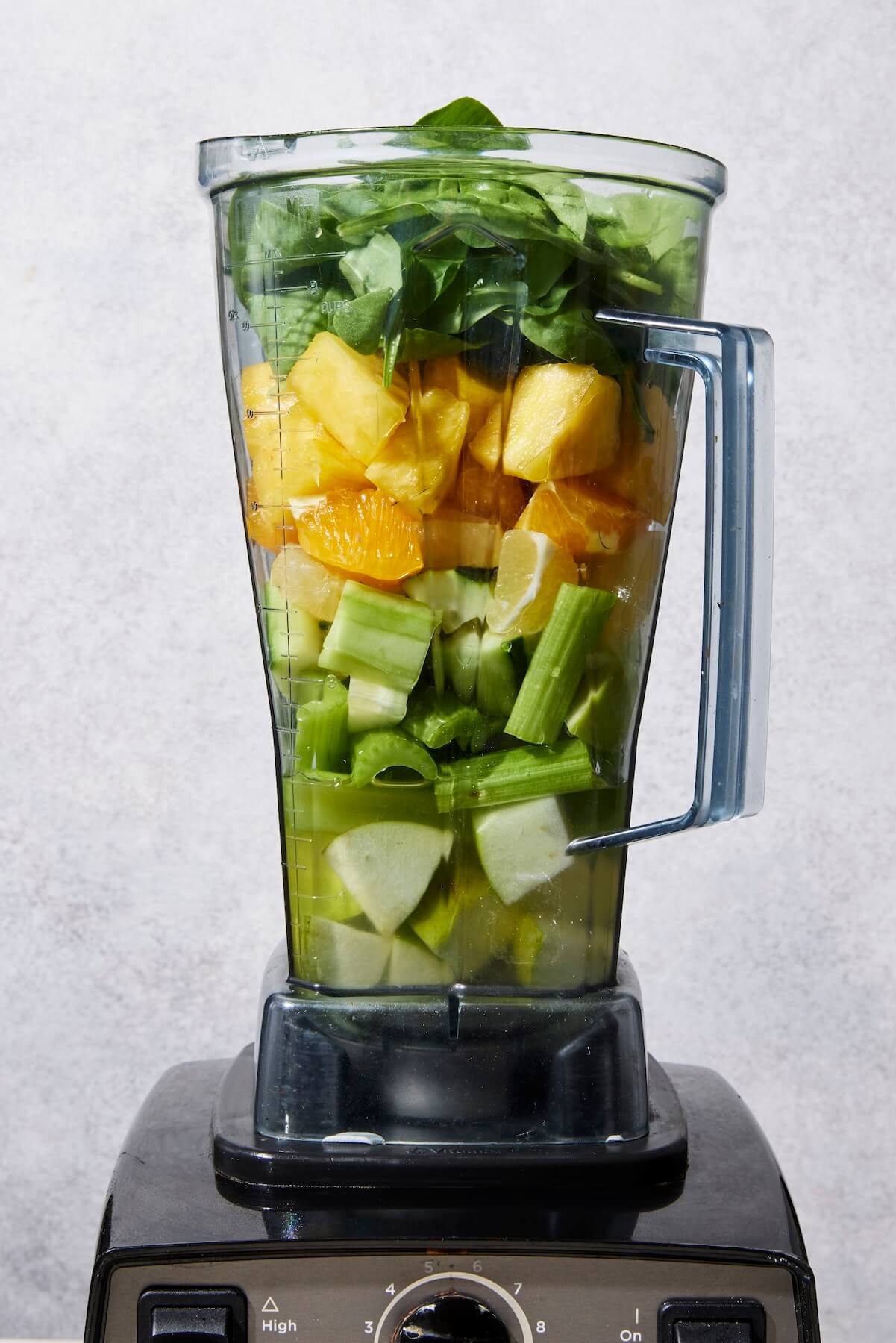 How to Make Blender Glowing Green Juice Step 1 - Olivia Adriance