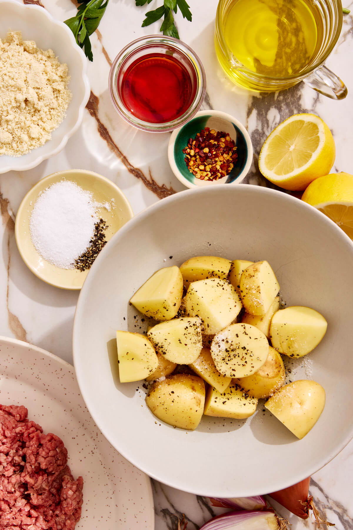 How to Make Easy Chimichurri Meatballs - Step 1