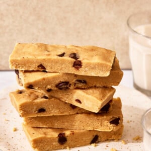 Chocolate Chip Cookie Dough Protein Bars - Olivia Adriance