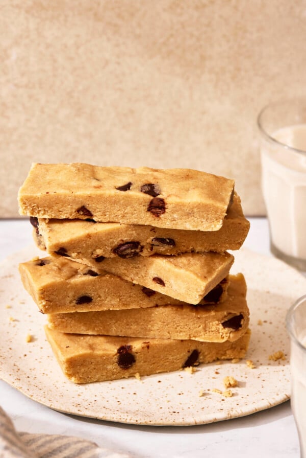 Chocolate Chip Cookie Dough Protein Bars - Olivia Adriance