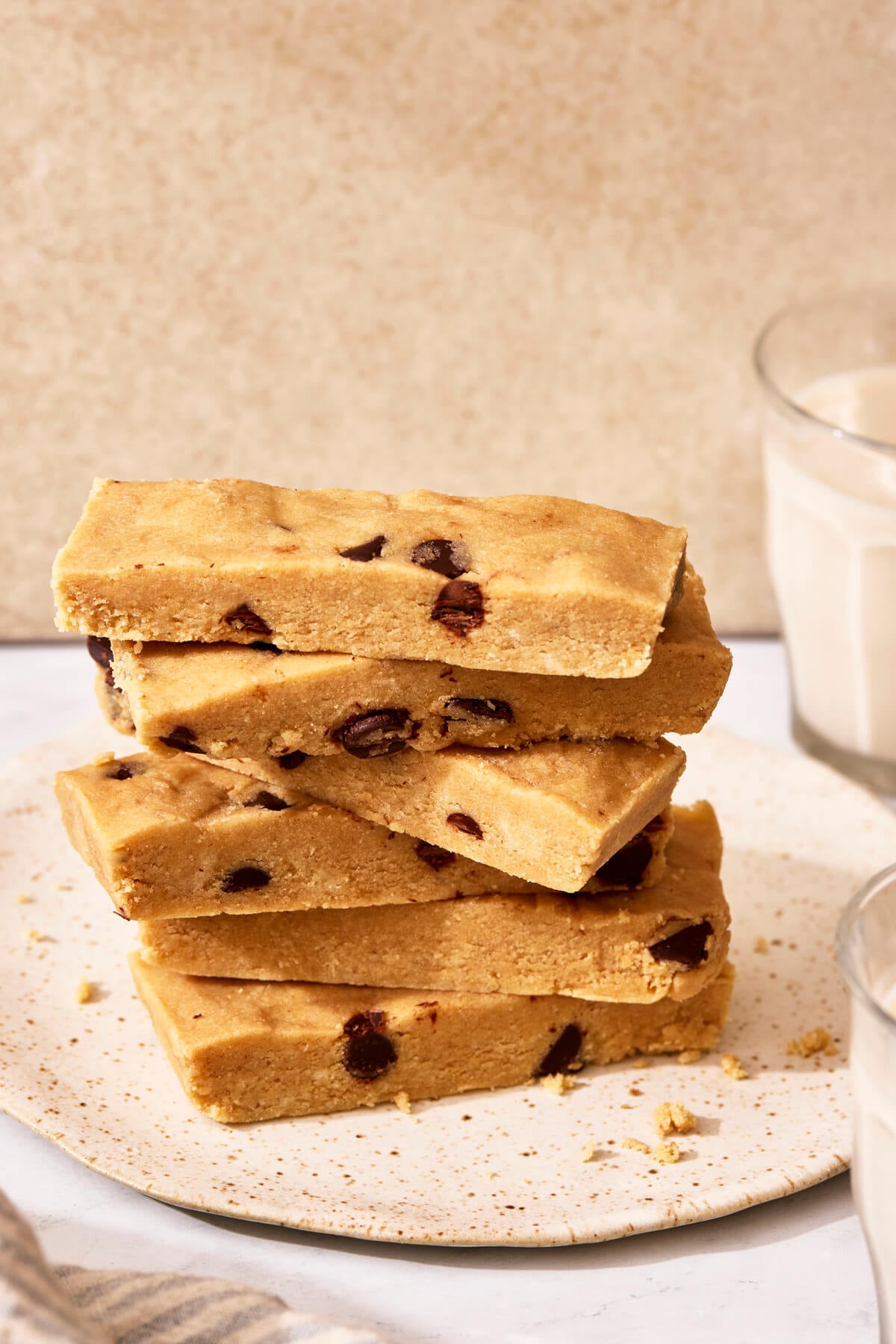 Chocolate Chip Cookie Dough Protein Bars - Olivia Adriance