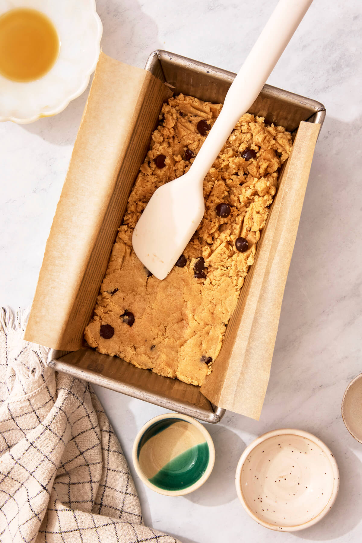 How to Make Chocolate Chip Cookie Dough Protein Bars Step 3