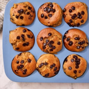 Chocolate Chip Protein Muffins - Olivia Adriance