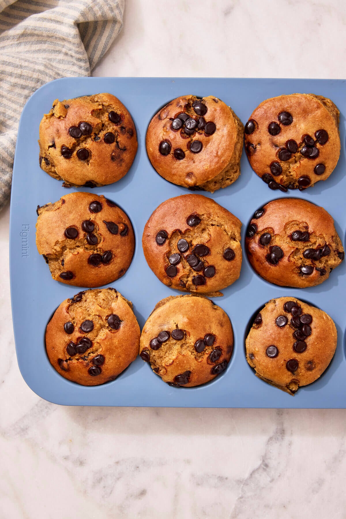 Chocolate Chip Protein Muffins - Olivia Adriance