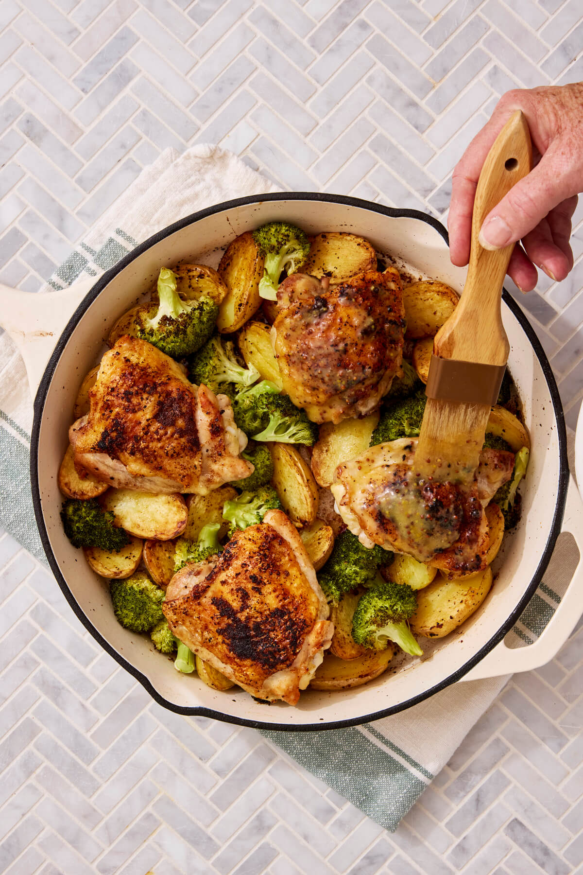 How to Make Honey Mustard Chicken and Potatoes Step 5