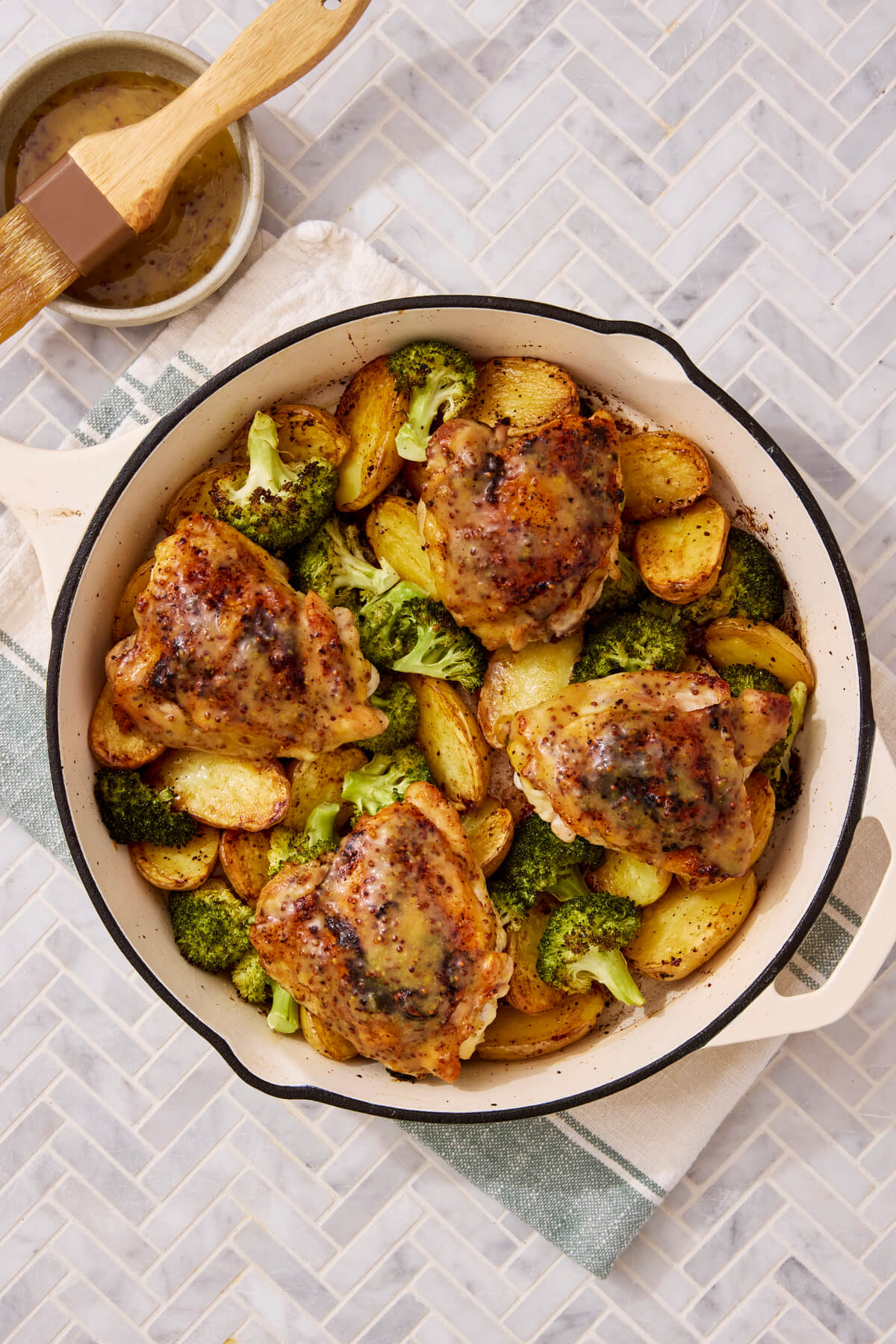 How to Make Honey Mustard Chicken and Potatoes Step 6