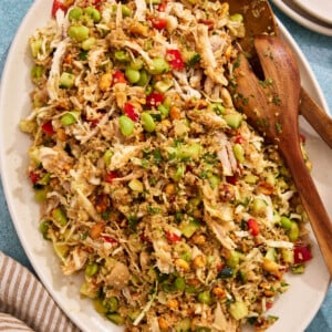 Peanut Quinoa Crunch Salad - Olivia Adriance