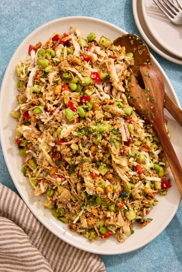 Peanut Quinoa Crunch Salad - Olivia Adriance