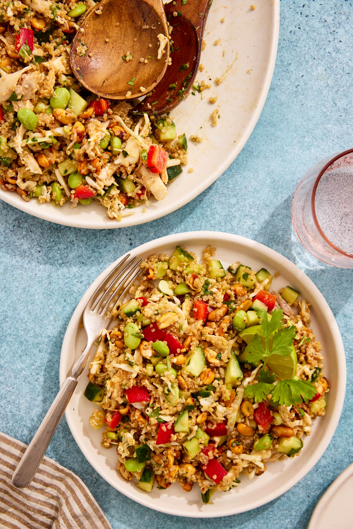 Peanut Quinoa Crunch Salad - Olivia Adriance