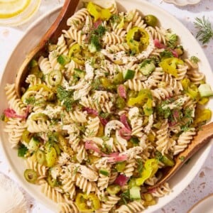 Pickle Lovers Pasta Salad - Olivia Adriance